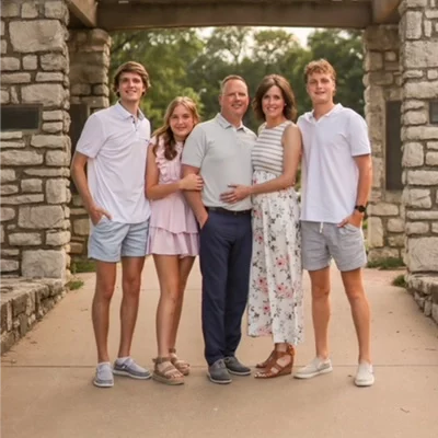 Chiropractor Lenexa KS Christopher Timmer With Family